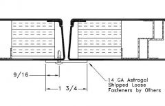 Flat Astragal Detail